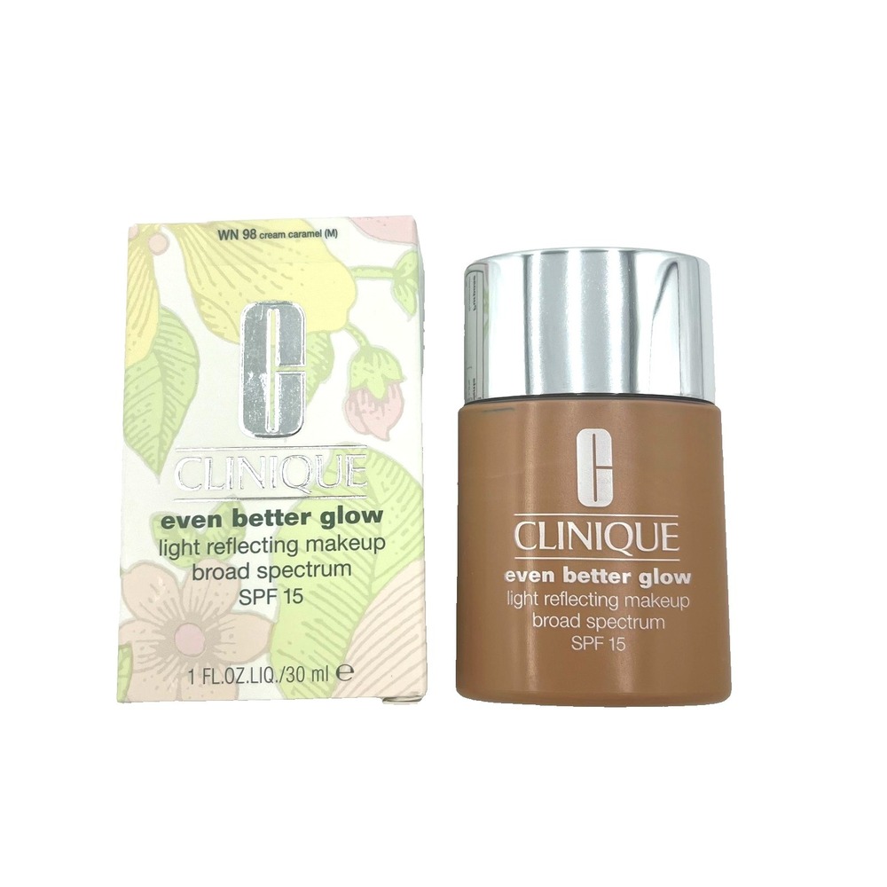 Clinique Makeup Foundation SPF 15 WN 98 Cream Caramel M 1 Fl oz New